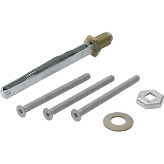 HOPPE Befestigungsset M6 für Profiltür - Schutzbeschläge ( Knopf/Griff ), 77 - 82 ; 1 Garnitur