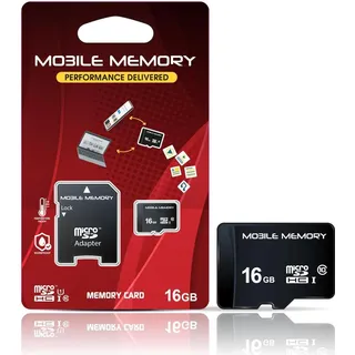 16 GB microSD Mobile Memory Speicherkarte Smartphone Handy Digitalkamera Überwachungskamera Tablet