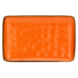 Rose&Tulipani Set mit 4 rechteckigen Tabletts 20x13 cm R135302013Z - Orange