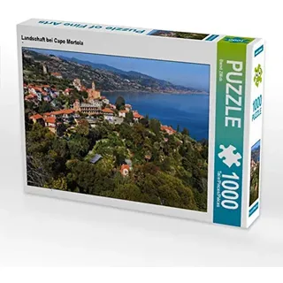 Calvendo Puzzle Landschaft bei Capo Mortola 1000 Teile Puzzle quer | Lege-Größe cm Foto-Puzzle für glückliche Stunden