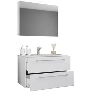VCM my bath Badmöbel-Set Badinos 914333 weiß 80,0 x 46,0 x 50,0 cm