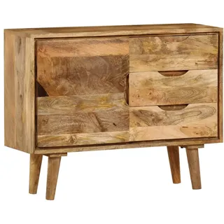 vidaXL Sideboard Massivholz Mango 90x30x69 cm - Braun