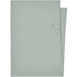 Sterntaler Babydecke mit UV Schutz 50+ Fuchs Filou - leichte Schmusedecke aus Baumwolle (Bio) - dezenter Motivdruck - ab Geburt - ideal Zuhause & unterwegs - Geschenk Idee, 100x70cm, eisgrün