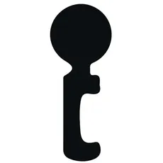 Alberts 214791 Schlüssel für Kastenschlösser | Zinkdruckguss | Schweifung 11/2 | Zum Aufschrauben
