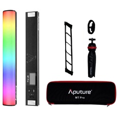 Aputure MT Pro RGB Lichtstab Bi-Color 2000K -10000K 7,5W Ausgang Pixelbare Mini-LED-Röhrenleuchte, unterstützt Sidus Link App/DMX/RDM-Steuerung (30cm)