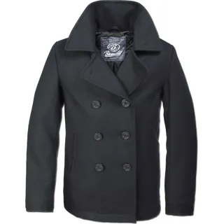 Brandit Textil Brandit Pea Coat, schwarz, Größe: XL