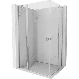 Mexen Mist Duo Duschkabine 105 x 85 cm, transparent, Chrom - 8A4-105-085-01-00 - Transparent