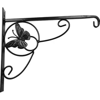 Aufhänger Strend Pro, Halter, für Blumentopf, dekorativ mit Schmetterling, Metall, 28x28 cm