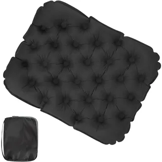 DEARBAG Aufblasbares Camping Sitzkissen Tragbares Reise-Luftsitzkissen Wasserdicht Sitzpolsters Outdoor Sitzmatte Spielplatz Matte für Strand Rucksacktouren Wandern Angeln Bootfahren Sitzunterlage