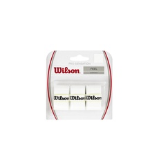 Wilson Unisex Overgrip Pro Sensation 3 stk Griffb nder, Weiß, STANDARD EU