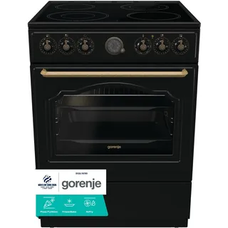 Gorenje Classico Collection GECS6B70CLB Herd - schwarz