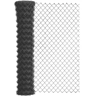 Maschendrahtgeflecht 25 x 1 m Grau