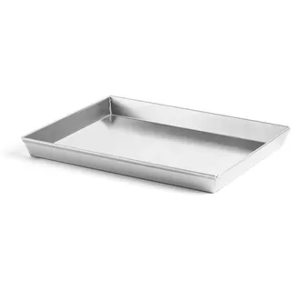 MARCATO Rechteckige Kuchenform, Aluminium, 30 x 23 cm, gleichmäßiges Backen, leicht und langlebig