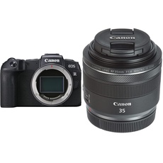 Canon EOS RP Vollformat Systemkamera - Gehäuse mit RF 35mm F1.8 Makro is STM (spiegellos, 26,2 Megapixel, 7,5 cm Clear View LCD II, 4K, DIGIC 8 Bildprozessor, WLAN, Bluetooth, Vollformat-Sensor)