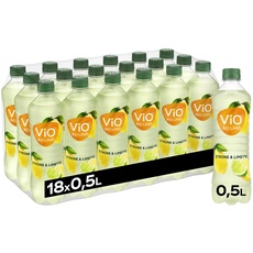 ViO BiO LiMO Zitrone-Limette - vegane Bio-Limonade mit frischem Geschmack aus Limetten und Zitronen - in umweltfreundlichen, 100 % recycelbaren Einweg Flaschen (18 x 500 ml)