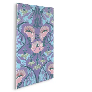 KOMAR Leinwandbild »Mandala Mauve - Größe 60 x 90 cm« Natur 1 Stk. tlg. Keilrahmenbild mi Echtholzrahmen, bunt