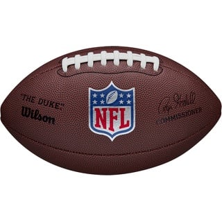 Wilson Football NFL DUKE Replica Mischleder, Offizielle Größe, Braun,