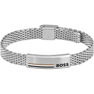 Boss ALEN Armband mit Emaille silberfarben Größe Herren
