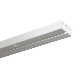 GARDINIA Vorhangschiene »Slim Line« 1 läufig-läufig mit Bohren, Deckenmontage, Kunststoff, Aufputzschiene, weiß