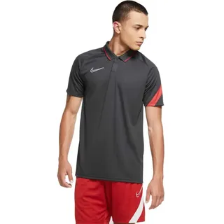 Nike Academy 20 Pro Dri-fit Kurzarm-poloshirt - Anthracite / Red - XL