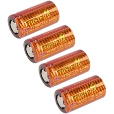 TrustFire IMR 18350 Li-Ion Akku 3,7V | Flat Top | 900mAh | 10A High Drain (4 x Akku)