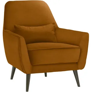 Carryhome Sessel , Gelb , Textil , Uni , 77x86x80 cm , Made in Eu , Wohnzimmer, Sessel, Sonstige Sessel