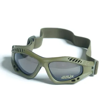 Mil-Tec Tactical Commando Air Pro Army Brille Augenschutz Airsoft Olivgrün, 15615301