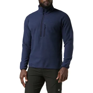 Berghaus Herren Stainton 2.0 Half Zip Fleece, zusätzliche Wärme, extra bequem, Schwarz/Blau, XS