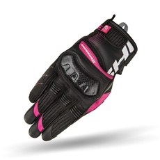 Bild von X-Breeze 2 Lady Motorradhandschuhe Damen - Belüftete, Sommer, Touchscreen Textil Handschuhe mit Carbon Knöchelprotektor, Verstärkte Handfläche (Fuchsia, S)