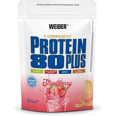 Bild Protein 80 Plus Erdbeere Pulver  500 g