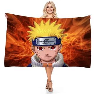 Anime Naruto Uzumaki Sasuke Strandtuch Kakashi Hy?ga Badetücher Kinder Pool Handtuch - Uzumaki Naruto 11 - 140x180cm