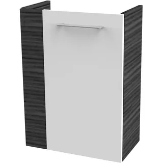 Fackelmann Waschbeckenunterschrank 44 x 60 x 24,3 cm Weiß