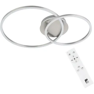 EGLO Palmaves 3 3 rund Nickel-Matt Silber 55 cm x 39 cm