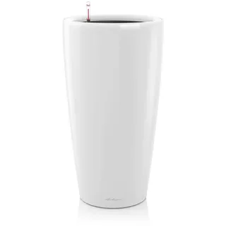 LECHUZA Rondo Premium Ø 32 x 56 cm Weiß hochglanz