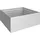 Hochbeet 2 x 2 201 x 201 x 77 cm Silber
