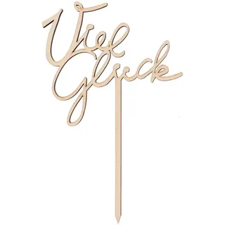 Sallys Cake Topper Sprüche - aus echtem Holz