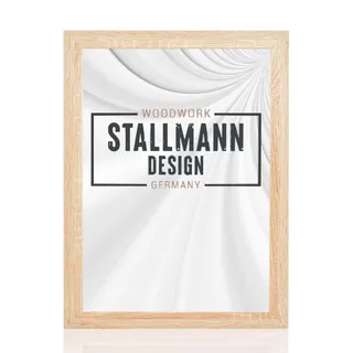Stallmann Design 'New Modern' Bilderrahmen 50 x 75 cm | Farbe: Sonoma Eiche | eleganter Frame für Ihre Fotos und Motive