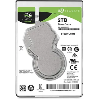 Seagate BarraCuda 2 TB 2,5" 140 Mb/s