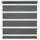 GARDINIA Deco Company Doppelrollo Rollo für Fenster Alle Montage-Teile inklusive Polyester Anthrazit 50 x 150 cm