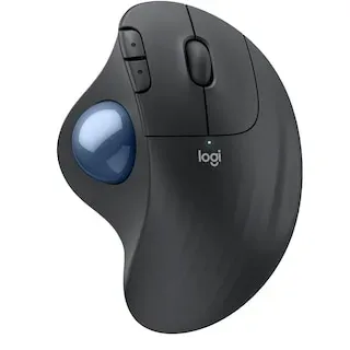 Logitech Ergo M575S Silent Wireless Trackball, Graphite, Logi Bolt, Bluetooth (910-007029)