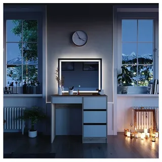 Vicco Schminktisch Sherry Sonoma 90 cm LED-Spiegel