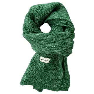 TILEZE Schal Frauen Kaschmir Schals Dame Winter Dicken Warme Weiche Pashmina Schals Wraps Weibliche Reine Farbe Gestrickte Lange Schal