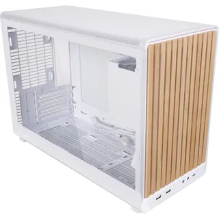 Lian Li A3W-WDG Dan Cases A3-mATX Holz Edition PC-Gehäuse weiß