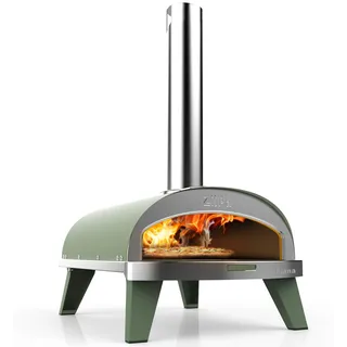 ZiiPa Piana Holz-Pizzaofen Farbe Eukalyptos (ZIIPA22-002) - Grün