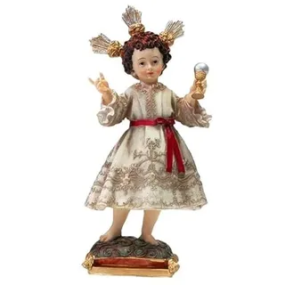 DRW Jesus Kind Sagrario Jesus Harz Berge Handbemalt 20 cm