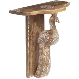 Dekofigur Deko Wohnaccessoire Holz Braun Boho 38 cm Vintage Orient Wohnzimmer