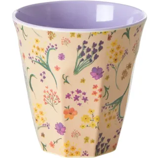 Medium Melamin Becher - Multi - Wild Flower Print
