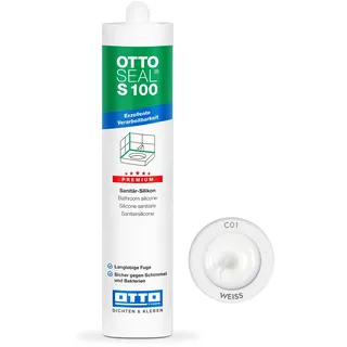 Otto-Chemie Premium-Sanitär-Silikon 300ml C01 weiss