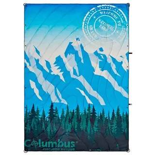 Columbus Grand Teton Decke - Blue - One Size