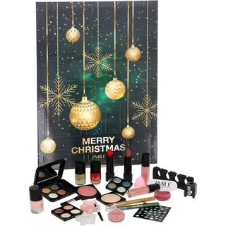 ZMILE COSMETICS Beauty Adventskalender 'Glamour Countdown' - 24 Überraschungen zum Schminken und Stylen im tradionellen Türchen-Adventskalender mit veganer Kosmetik